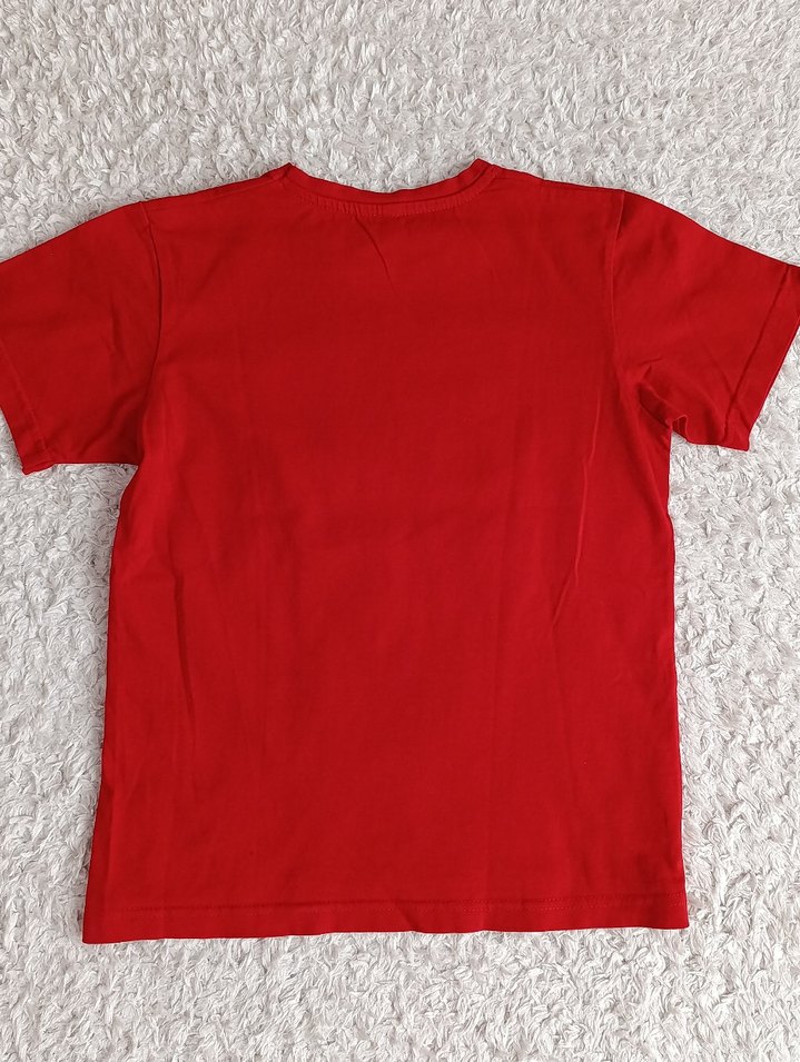 Kırmızı Atatürk Kısa Kollu Tişört - Görsel 5