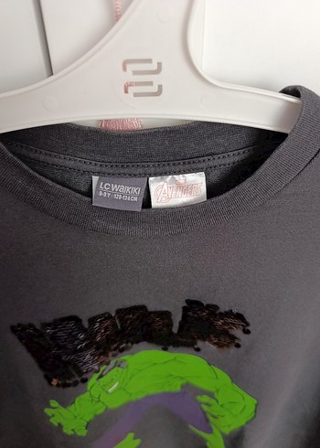 Erkek Çocuk Gri Hulk Baskılı Sweatshirt - Görsel 3