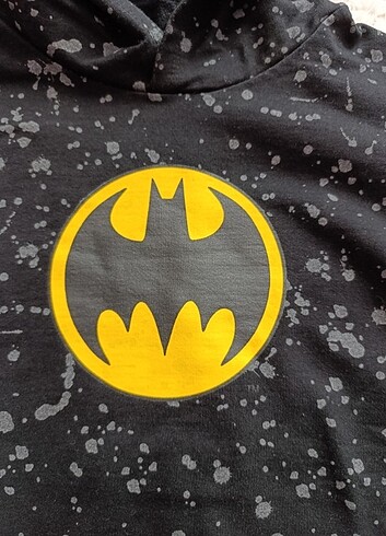 7 Yaş Beden siyah Renk Batman sweatshirt
