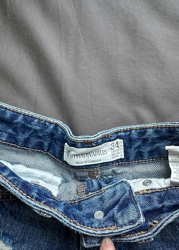 Stradivarius kot şort - Görsel 2