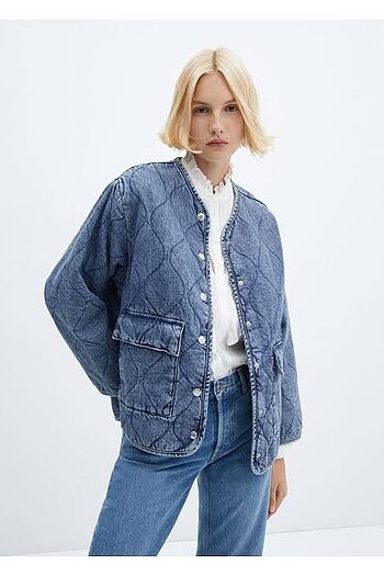 Denim dolgulu ceket