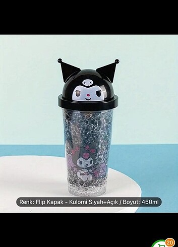 Kuromi pipetli bardak suluk ????