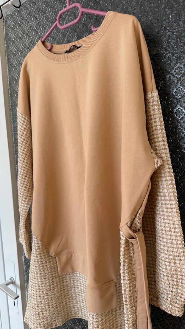 Yandan bağlamalı tunik - Görsel 3