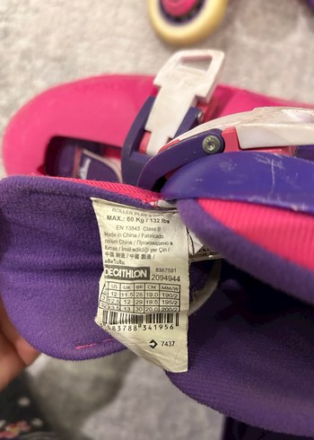 30-31-32 numara uyumlu Pembe Kaykay Seti ve Koruyucu Ekipmanlar - Görsel 7