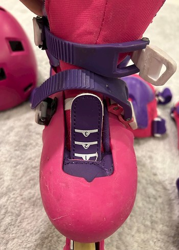 30-31-32 numara uyumlu Pembe Kaykay Seti ve Koruyucu Ekipmanlar - Görsel 6