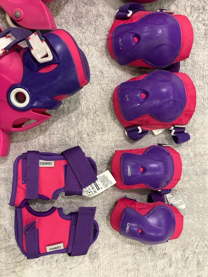 30-31-32 numara uyumlu Pembe Kaykay Seti ve Koruyucu Ekipmanlar - Görsel 3