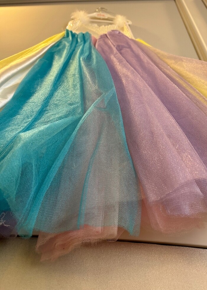 6/7 yaş Unicorn elbise - Görsel 4