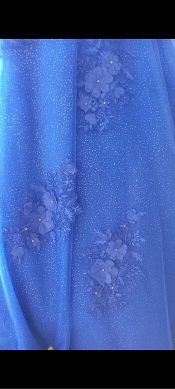 36/38 bedene uyumlu arkası ipli Kına Elbisesi - Görsel 3