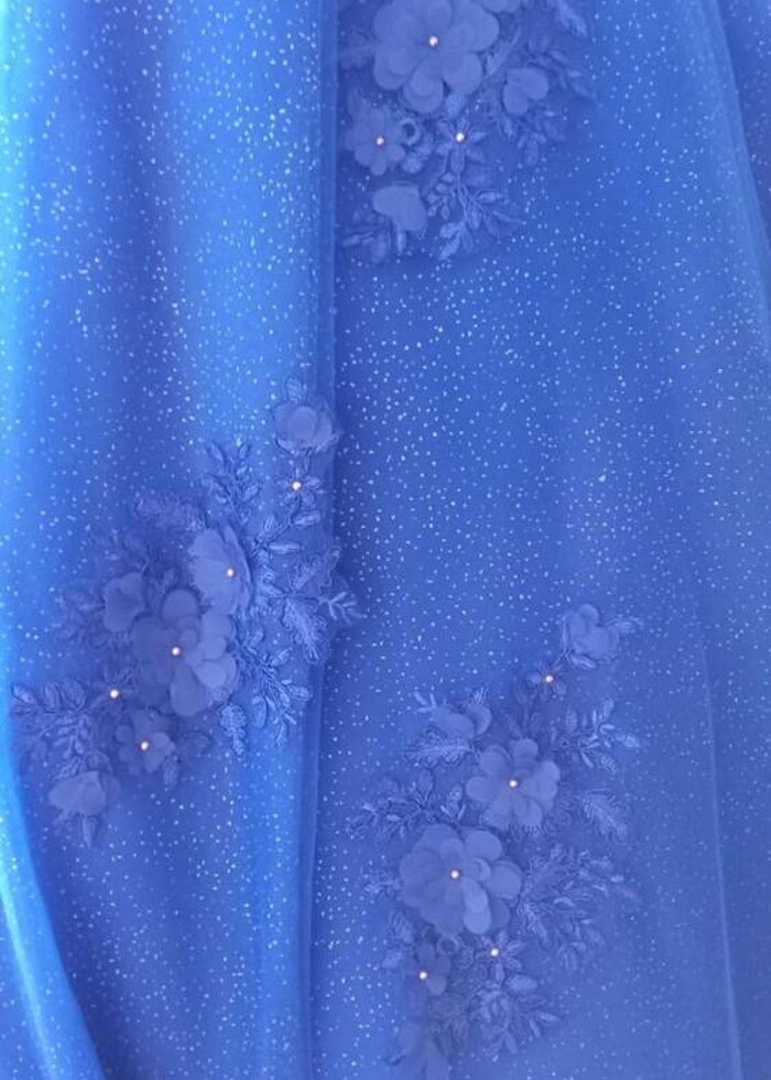 36/38 bedene uyumlu arkası ipli Kına Elbisesi - Görsel 3