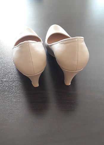 38 Beden ten rengi Renk Bej Stiletto Topuklu Klasik Kadın Ayakkabı