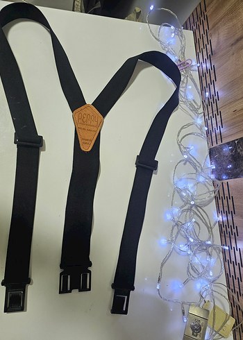 Perry Deri Askı Siyah Y Tipi Klipsli - Görsel 3