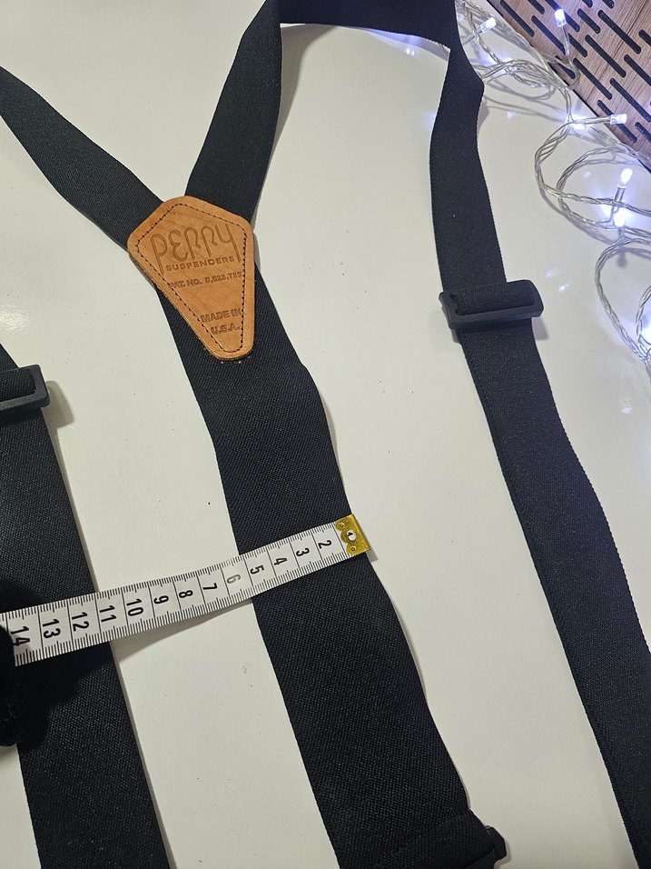 Perry Deri Askı Siyah Y Tipi Klipsli - Görsel 4