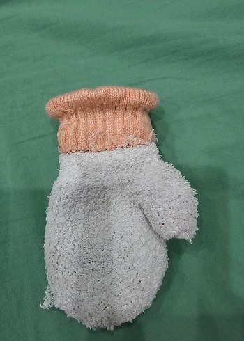 Renkli Nakışlı Örgü Kız Eldiveni - Görsel 4