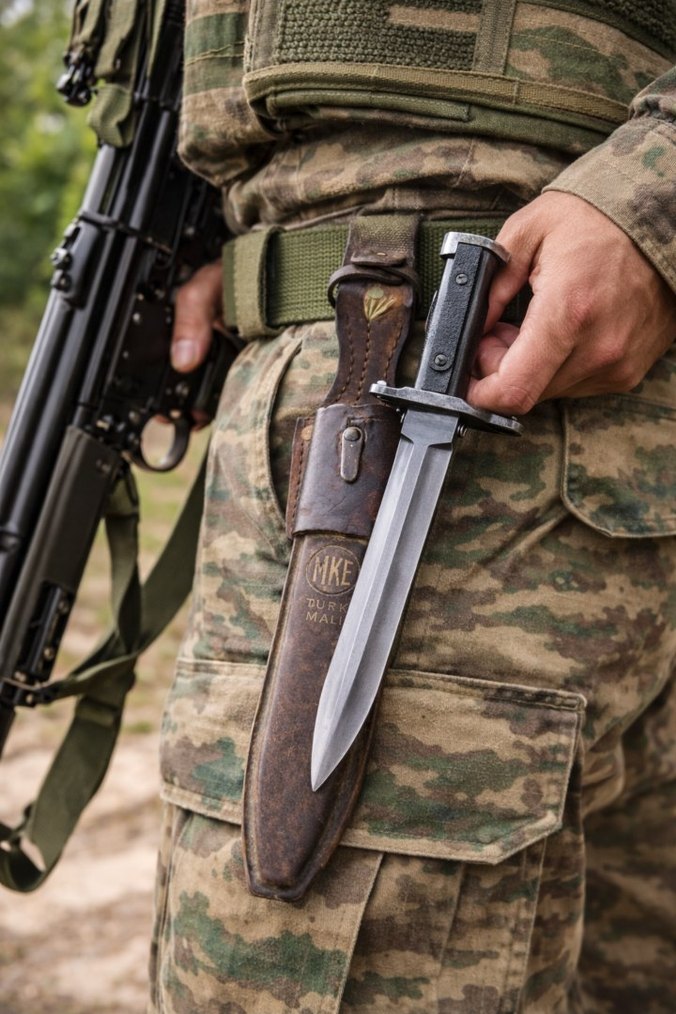 G3 Tüfeği metal süngü kılıfı 1974 Kıbrıs Barış - Görsel 2