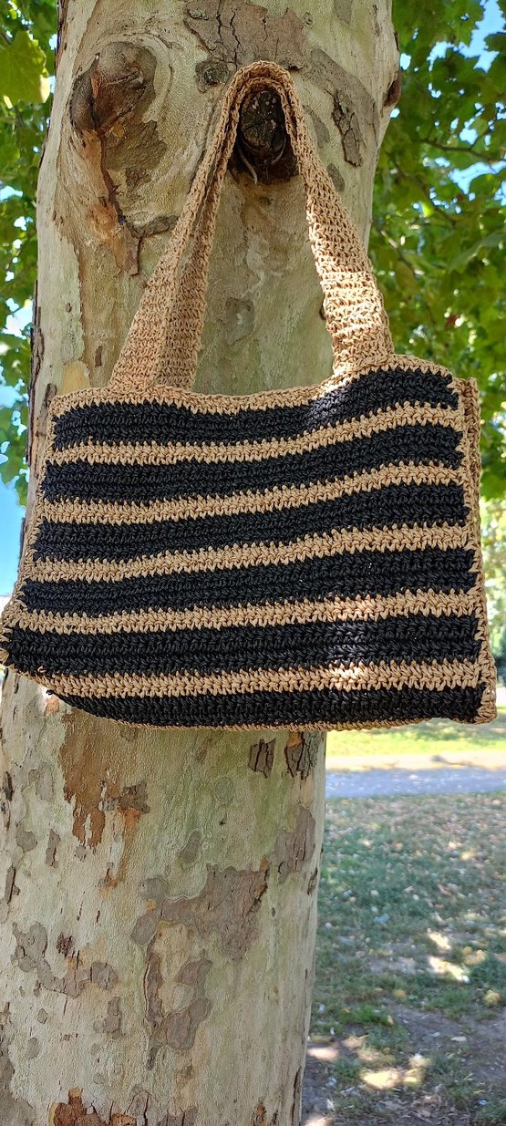 Bohem Örgü Kadın Çanta - Görsel 2