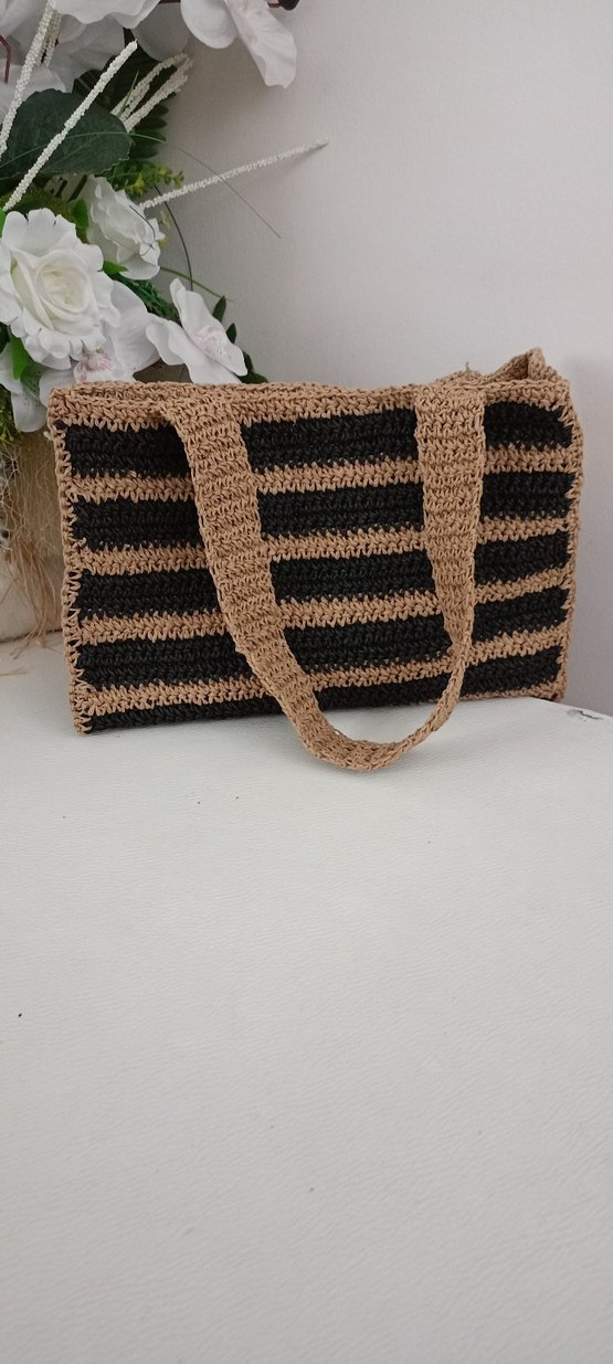 Bohem Örgü Kadın Çanta - Görsel 3