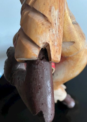 Beden camel Renk Küba Hatırası Ahşap Müzisyen Figürü