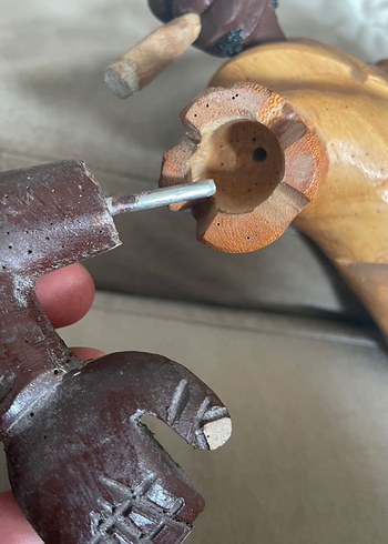 Beden Küba Hatırası Ahşap Müzisyen Figürü