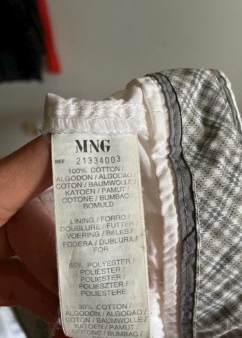 Mango Beyaz Bermuda Şort - Görsel 5