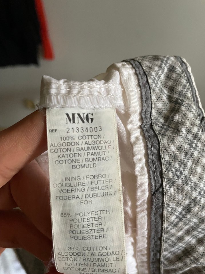 Mango Beyaz Bermuda Şort - Görsel 5