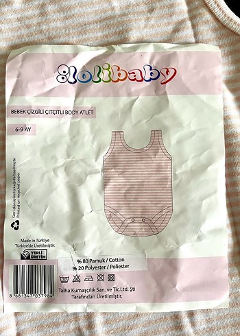 Çıtçıtlı Bebek Body 6-9 Ay - Görsel 4