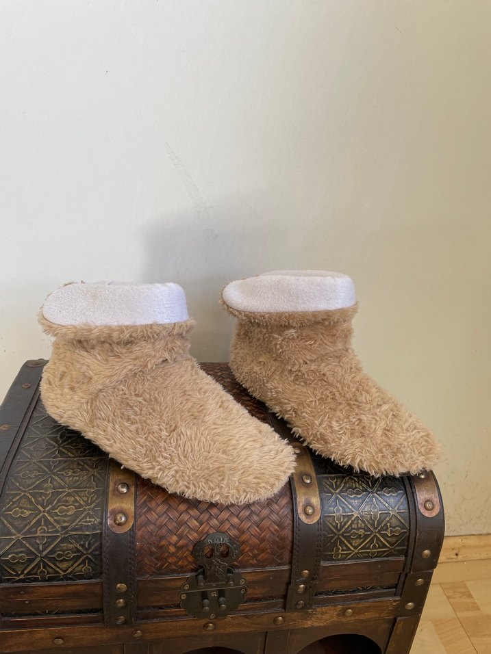 Karamel Peluş Ev Botu 35-36 No - Görsel 5