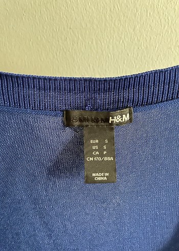 Saks Mavi H&M Merserize Triko Kalem Elbise - Görsel 7