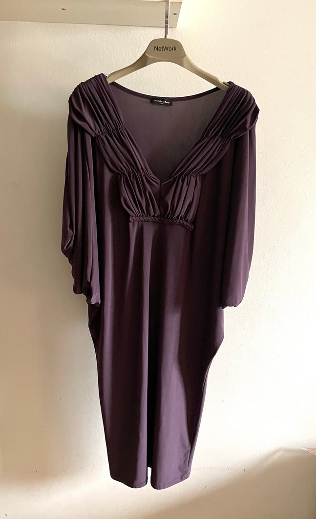 Home Store Mor Kokteyl Elbise - Görsel 5