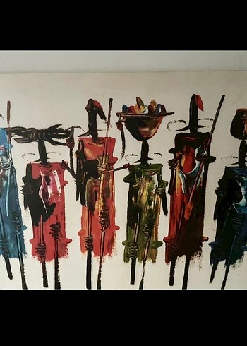 Afrikalı İnsanlar Tablo 120-80 cm - Görsel 2