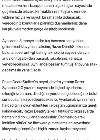 Razer DeathStalker Klavye - Görsel 4