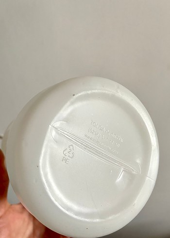 Beyaz Pompalı Dezenfektan Şişesi - Görsel 4