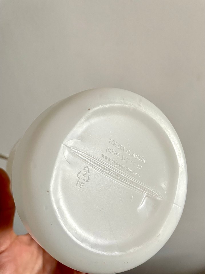 Beyaz Pompalı Dezenfektan Şişesi - Görsel 4