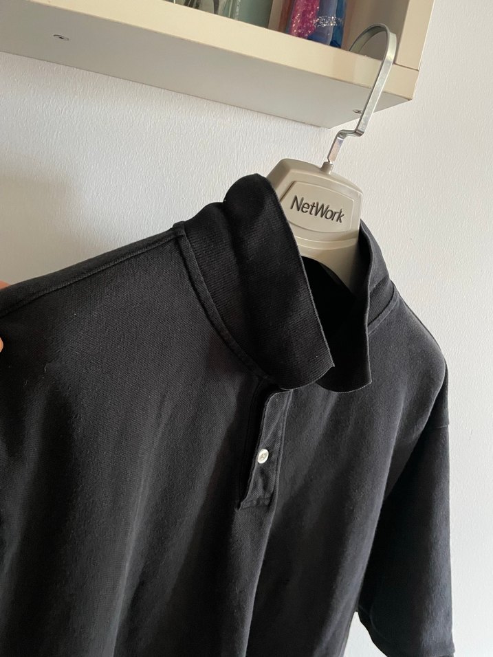 Gap Siyah Polo Yaka Erkek Tişört - Görsel 5