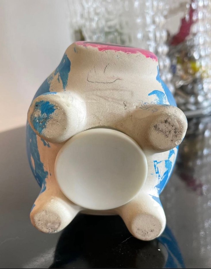 Seramik Renkli Mini Domuzcuk Kumbara - Görsel 5