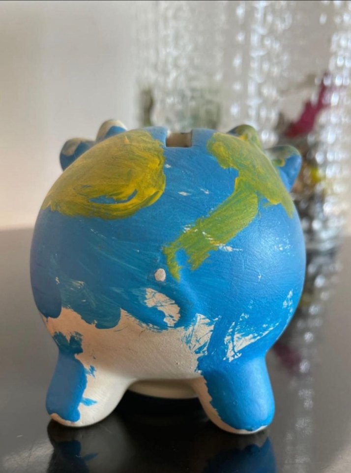 Seramik Renkli Mini Domuzcuk Kumbara - Görsel 3