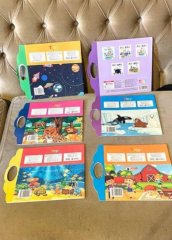 Tiny Kitap 4 Yaş Çocuklar İçin Eğitici Kitap Seti 6'lı - Görsel 2