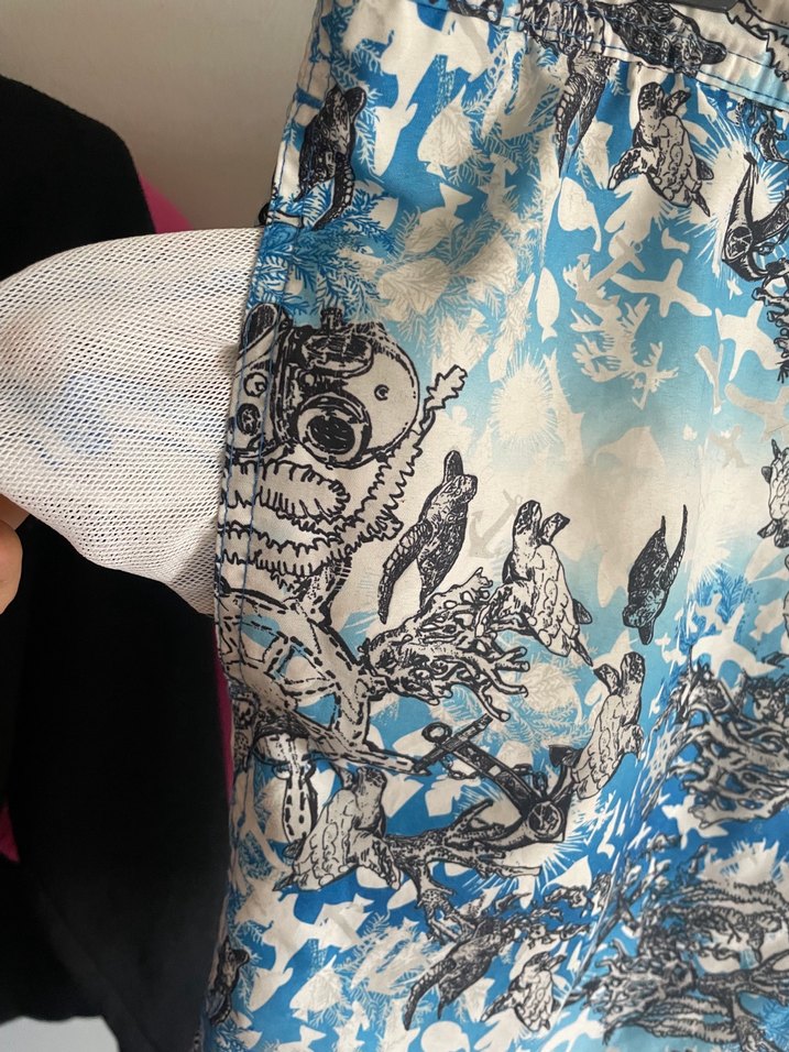 Speedo Erkek Mavi Desenli Şort Mayo - Görsel 5