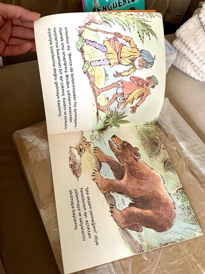 Ezop Masalları: Ayı ve Yolcular - Görsel 3