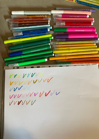 Keçeli Boya Kalem Seti 36 Adet