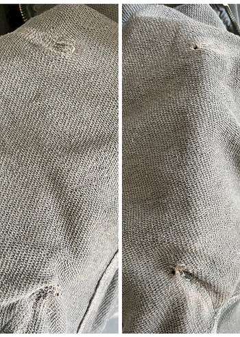 Benetton Casual Salaş Kapüşonlu Fermuarlı Gri Sweatshirt - Görsel 8