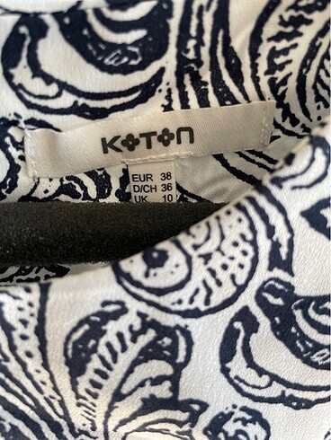 m Beden Koton Ofis Stili Elbise