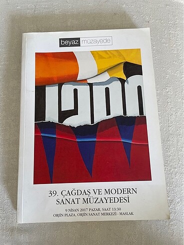 39. Çağdaş ve Modern Sanat Müzayedesi Kitabı