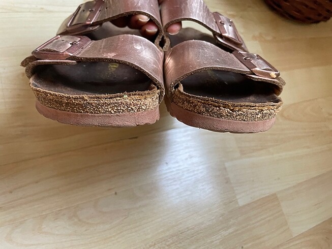 39 Beden altın Renk Birkenstock Dore Terlik 39 No