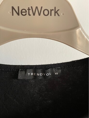 xs Beden Trendyol Siyah Uzun Kollu Crop