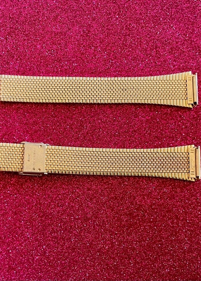 Vintage Citizen Gold Hasır Saat Kordonu - Görsel 2