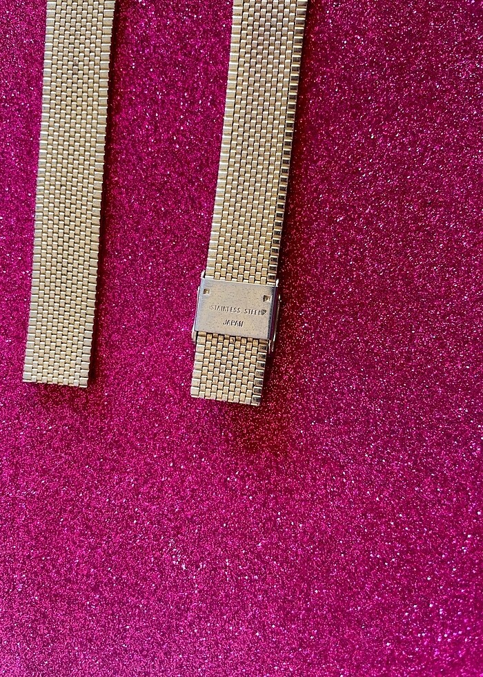 Vintage Citizen Gold Hasır Saat Kordonu - Görsel 3