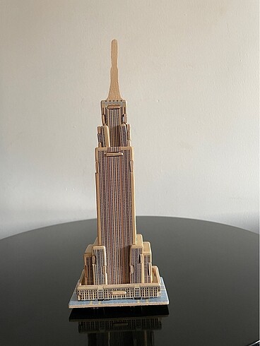 Beden Üç Boyutlu Empire State Ahşap Puzzle