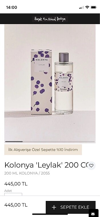 Paşabahçe Leylak Kolonya 200 cc - Görsel 7