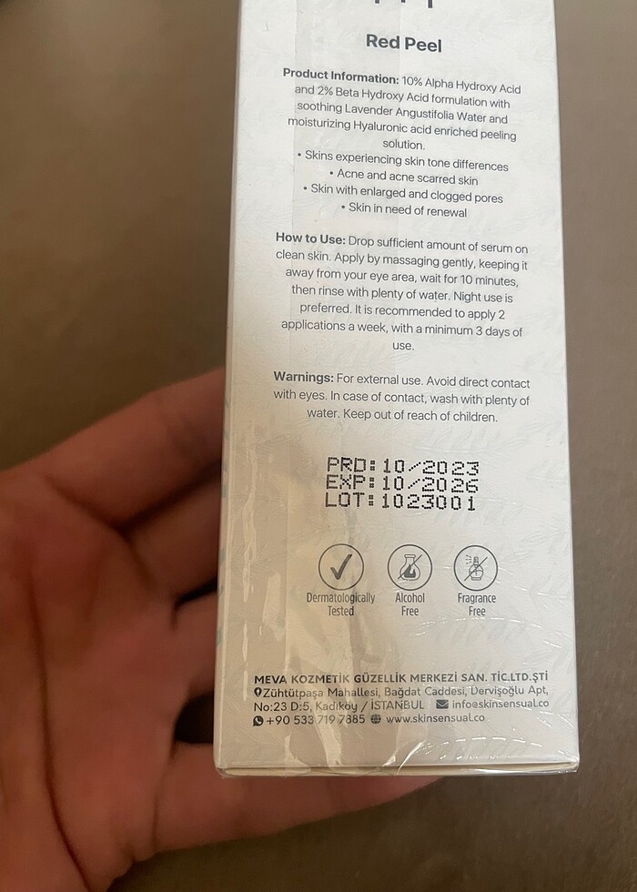 Skin Sensual Red Peel - Görsel 3