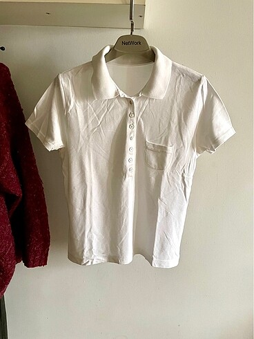 Beyaz Polo Yaka TShirt
